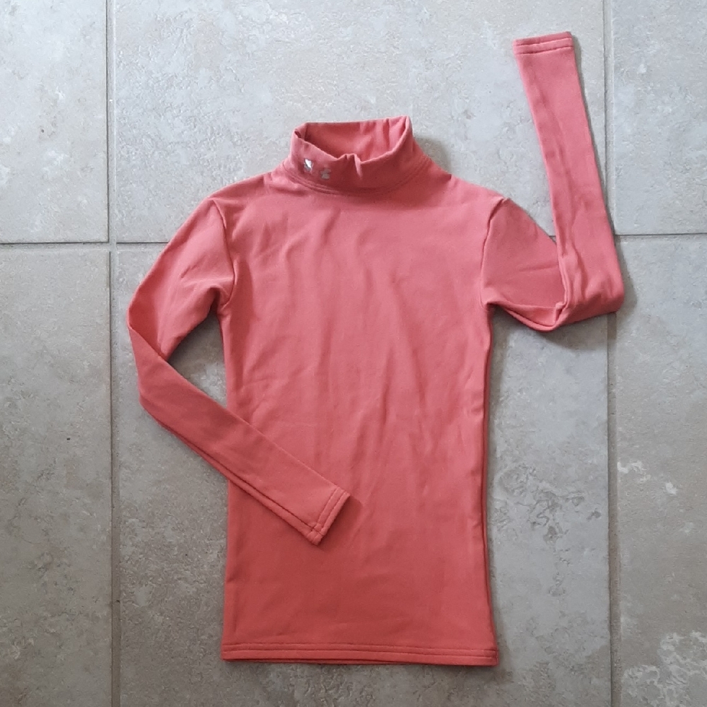 Under Armour Coral Long Sleeve Kids Turtleneck